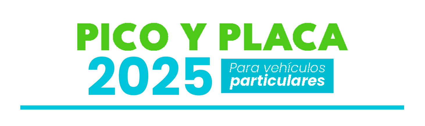¿Cómo funciona el pico y placa en Colombia 2025 para vehículos particulares?